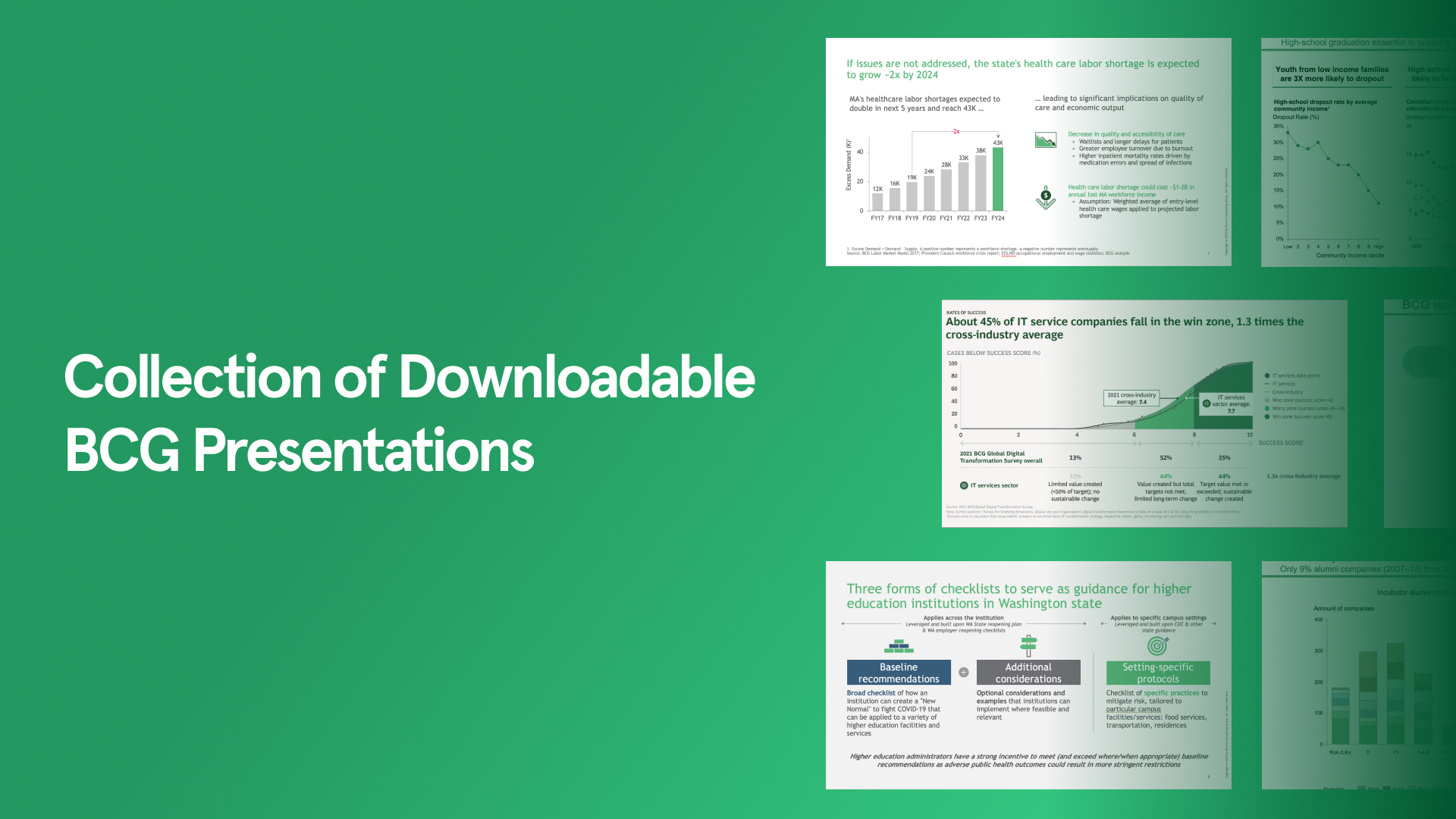 105 Real BCG Presentations, Free To Download - Slideworks