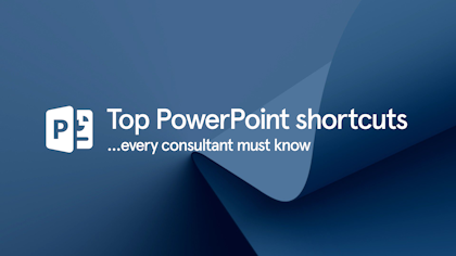 20 PowerPoint shortcuts every consultant must know