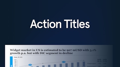 How to Write Slide Action Titles Like McKinsey (With Examples)