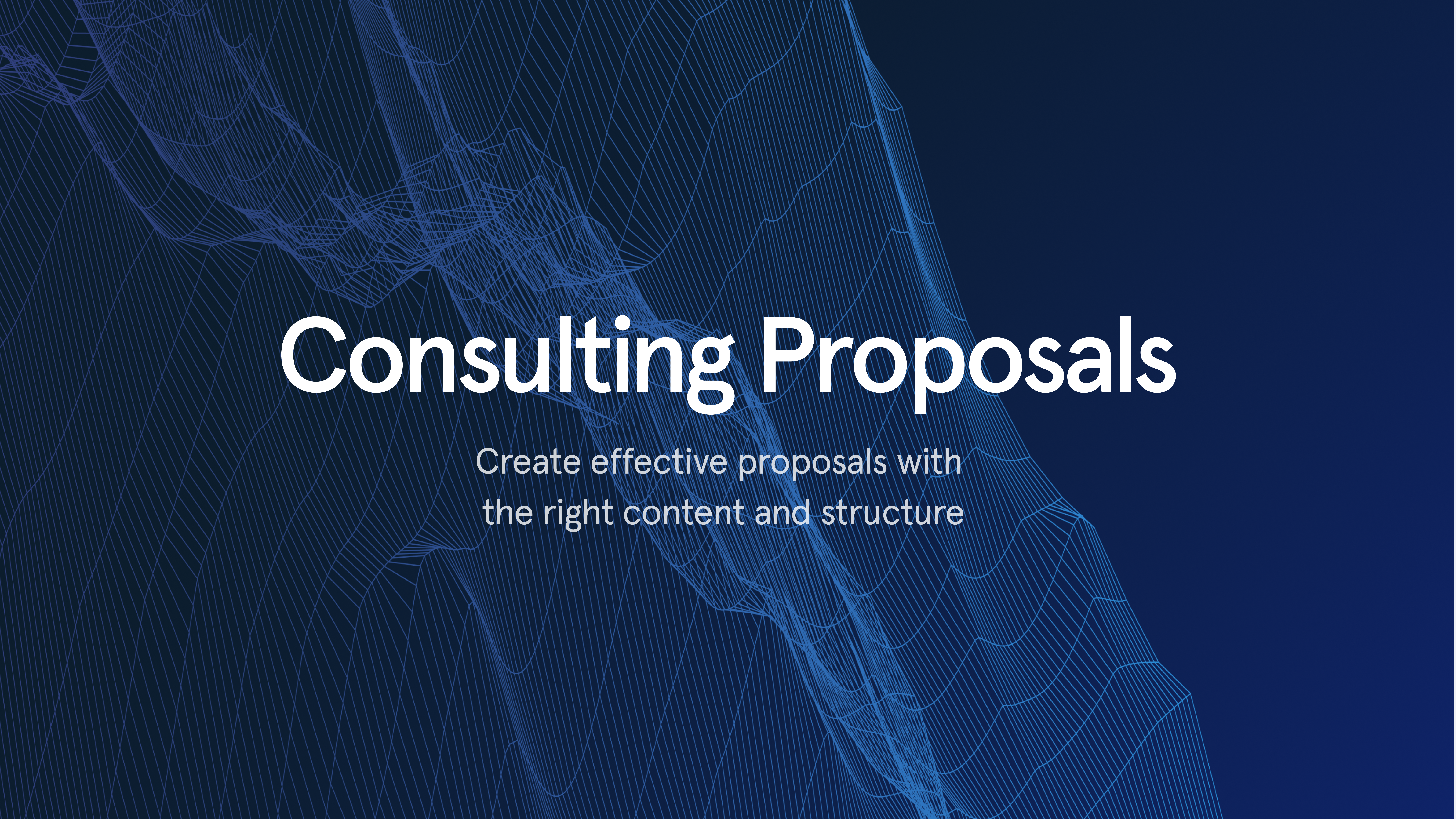 How To Write Consulting Proposals Like McKinsey (examples)