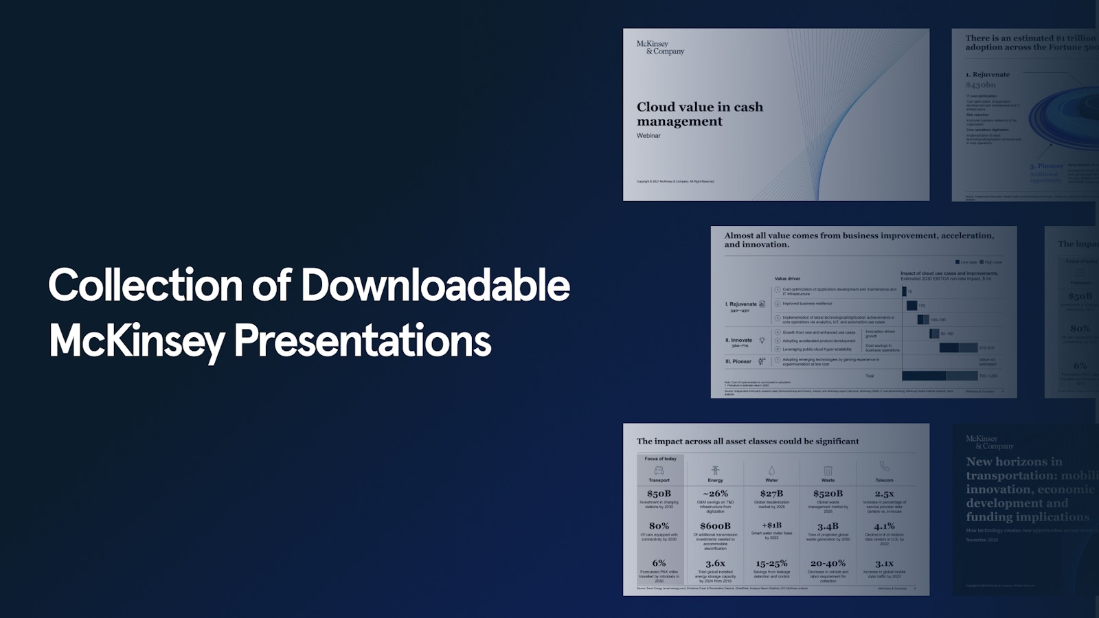 47 Real McKinsey Presentations to download Slideworks