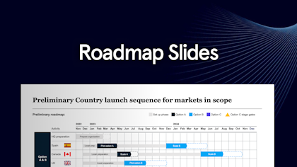 How to write roadmap slides like a consultant (examples and template)